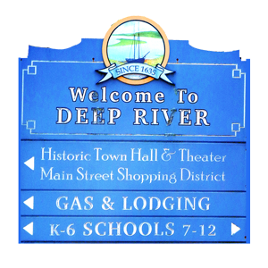 DR-Town-Sign-closeup2 Deep River Welcome Sign